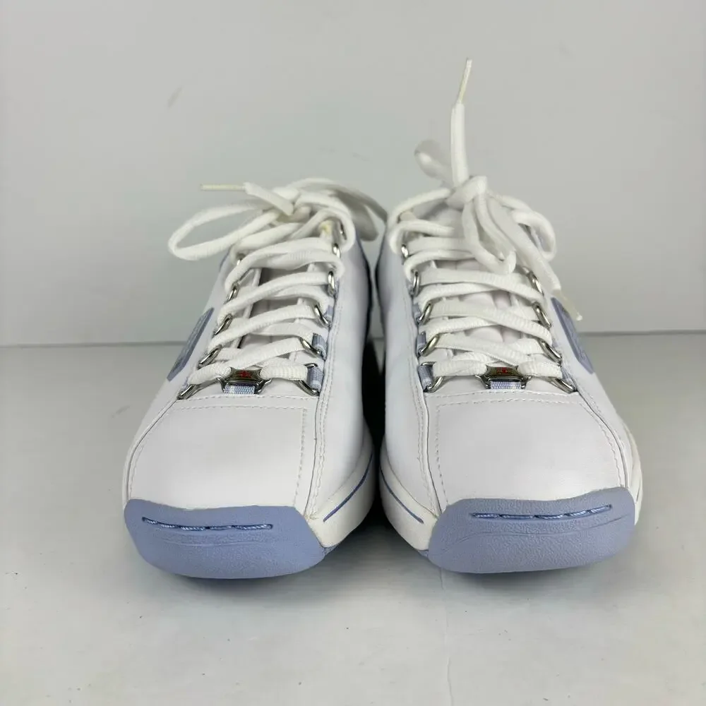 VTG Reebok Classic Californium II white/blue leather sneakers womens 8 Deadstock